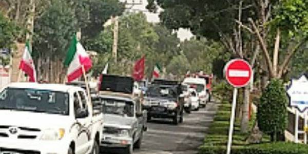 مراسم رژه موتوری بمناسبت بزرگداشت حماسه سوم خرداد