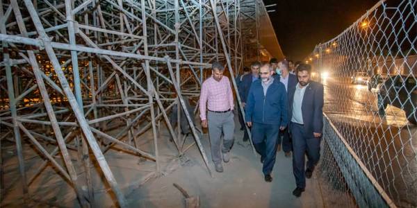 عملیات اجرایی تقاطع غیر همسطح سنجان به صورت شبانه روزی در حال انجام است