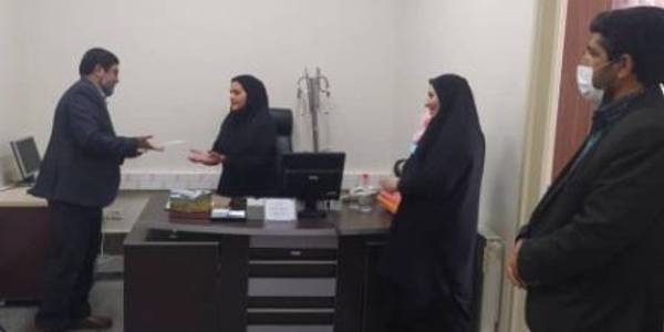 "اهدای لوح سپاس فرماندار به مشاور بانوان " و تبریک روز دختر به فرزندان دیار آفتاب