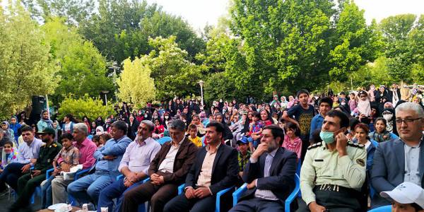 مراسم جشن آغاز دهه کرامت در شهرستان خنداب