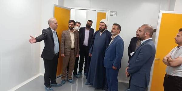 بازدید مدیرکل سیاسی ، انتخابات و تقسیمات کشوری از شرکت بهامین فرآبرپارس تنها تولید کننده داروهای مکمل استان
