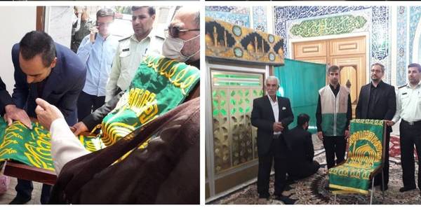 حضور خادمان حرم امام رضا( علیه السلام )به مناسبت دهه کرامت در شهرستان کمیجان در هیئت کاروان خورشید