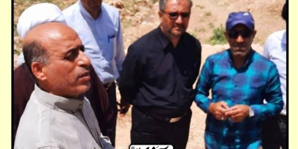 حضور محمد حسن آصفری در روستای چهرقان شهرستان کمیجان