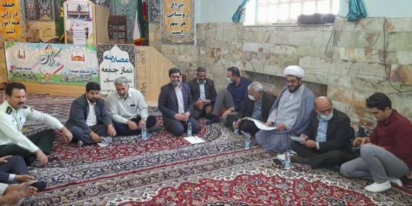 حضور دکتر آصفری نماینده  مردم شریف شهرستان های اراک ، خنداب و کمیجان در مجلس شورای اسلامی باتفاق گازری سرپرست فرمانداری خنداب در شهر جاورسیان