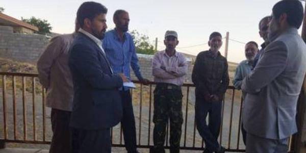 ""دهگردشی فرماندار در بخش قره چای ""