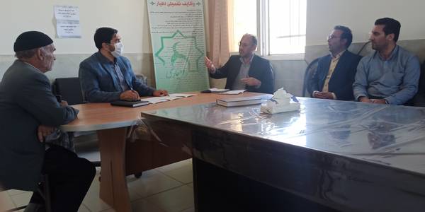 دهگردشی بخشدار در  روستاهای کوه سفید ، امیر آباد بزیجان ، سعادت و بزیجان به همراه سرپرست محترم فرمانداری شهرستان  محلات