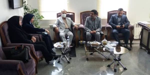 دیدار معاون سازمان مدیریت وبرنامه ریزی استان مرکزی با فرماندارشهرستان خنداب