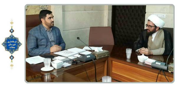 دیدار مدیر ستاد اقامه نماز استان با سرپرست فرمانداری شهرستان محلات