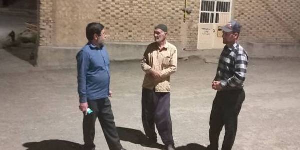 بازدید شبانه فرماندار از برخی روستاهای شهرستان