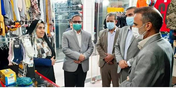 بازدید از بازارچه محصولات مددجویان کمیته امداد امام خمینی (ره) شهر زاویه