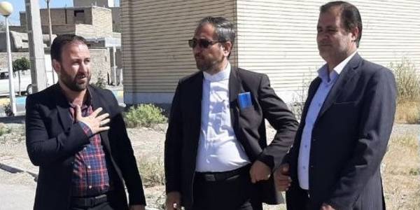 بازید فرماندار به اتفاق سرپرست شهرداری از پروژه های شهری کمیجان