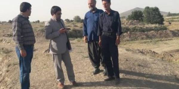 دهگردشی سرپرست فرمانداری خنداب در بخش مرکزی