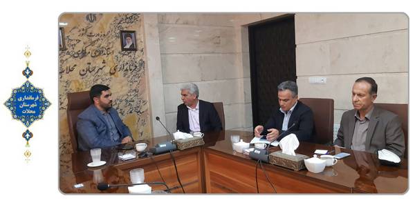 دیدار مدیرکل آب و فاضلاب استان مرکزی با سرپرست فرمانداری شهرستان محلات