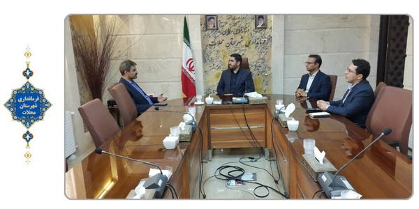 دیدار مدیرکل تامین برق استان مرکزی با سرپرست فرمانداری شهرستان محلات