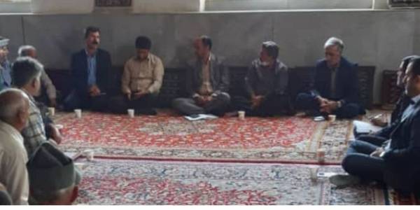 بازدید گازری سرپرست فرمانداری شهرستان خنداب از روستاهای "" خلوزین و مجیدآباد ""