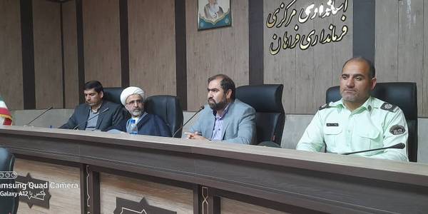 جلسه شورای اداری شهرستان فراهان به ریاست آقازیارتی فرماندار شهرستان فراهان برگزار گردید