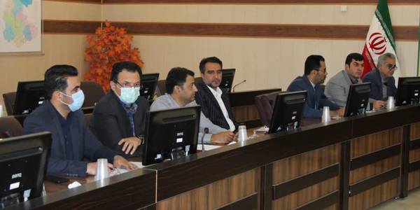 جلسه کارگروه زیربنایی و پشتیبانی استان