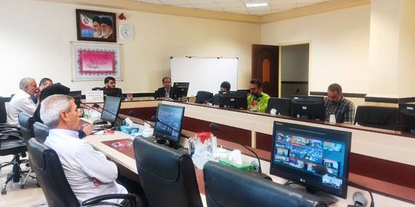 جلسه ویدئو کنفرانس با مدیران بحران شهرستان ها