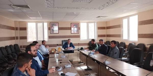 جلسه هماهنگی غدیر در شهر خنجین