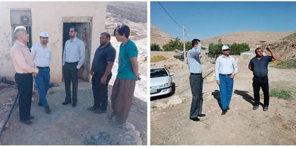 بازدید فرماندار و بخشدار میلاجرد از روستای طرلان