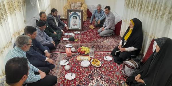 دیدار با خانواده شهید حسن خاجی :