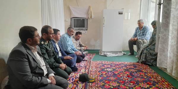 دیدار با خانواده جانباز سرافراز مرحوم مجتبی درودیان