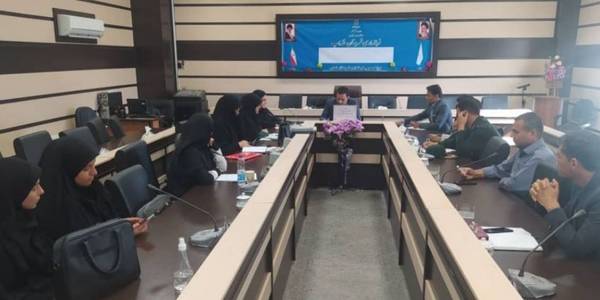 جلسه کارگروه اجتماعی ، فرهنگی و سلامت زنان و خانواده شهرستان خنداب