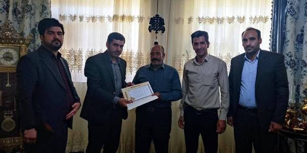 دیدار و تجلیل از جانباز شیمیایی آقای حجت اله دستجانی فراهانی