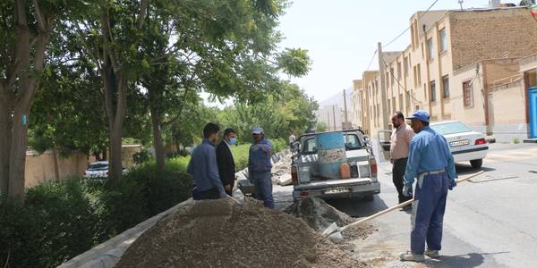 بازدیداز پروژه های عمرانی در حال انجام