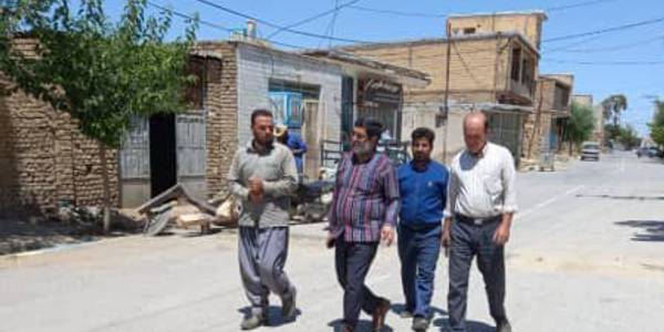 بازدید فرماندارشهرستان خنداب از روستای اناج