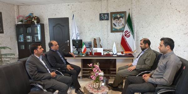 دیدار مدیر کل میراث فرهنگی استان مرکزی با فرماندار شهرستان فراهان در فرمانداری فراهان
