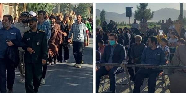 حضور فرماندار خنداب در مراسم جشن عید غدیر