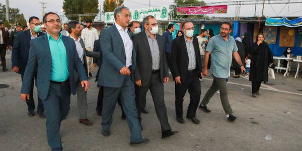 بازدید از نمایشگاه و غرفه های ورزشگاه امام خمینی (ره) و پارک ملت عید غدیر