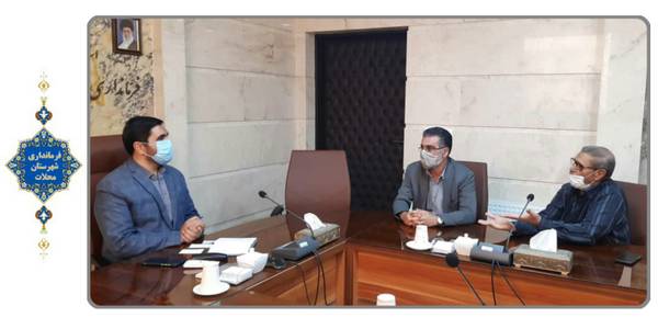 ملاقات اعضای شورای اسلامی با فرمانداری