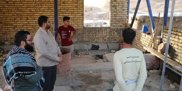 بازدید از پروژه های در حال اجرا توسط گروه جهادی تبلیغی صادقین