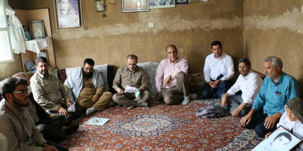 دیدار با خانواده شهید علی اکبر هفتانی :