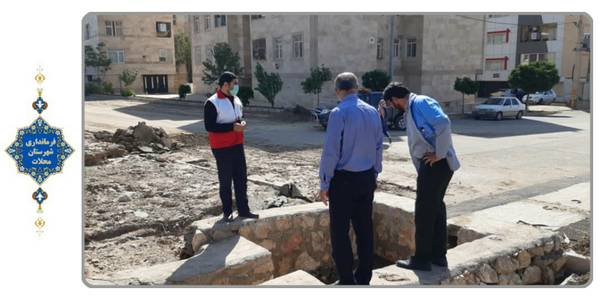 بازدید از مسیل ها و وضعیت لایروبی کانال های آبرسانی روستایی