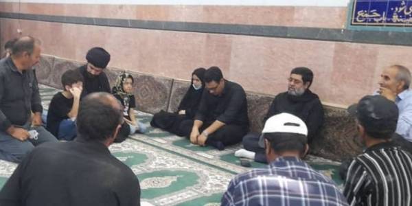 حضور فرماندار در جمع عزاداران روستای قاسم آباد