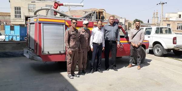 بازدید از ماشین آلات عمرانی دهیاری ها