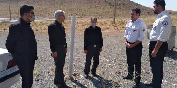 فرماندار از اورژانس بین جاده ای دربند بازدید کرد