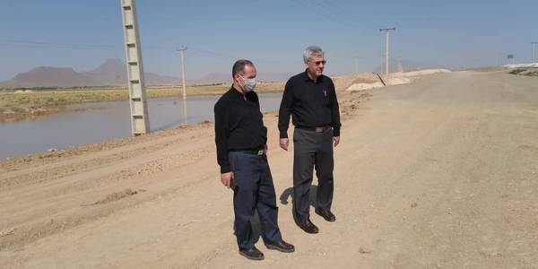 فرماندار از محور خمین قورچی باشی بازدید کرد