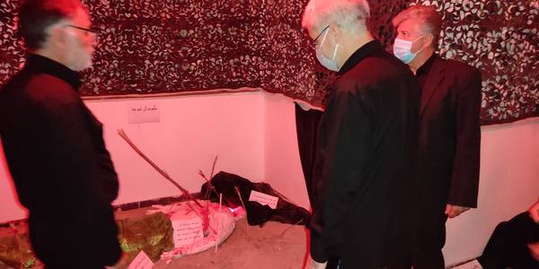 فرماندار از نمایشگاه "روایت نینوا " در روستای میشیجان علیا بازدید کرد