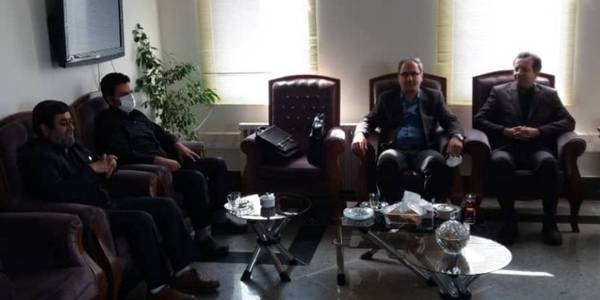 دیدار مدیرکل دفتر امور روستایی استانداری با فرماندار