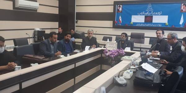 جلسه بررسی وضعیت پروژه های عمرانی دهیاری ها