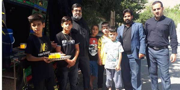 حضور فرماندار خنداب در جمع نوجوانان عزادارحسینی