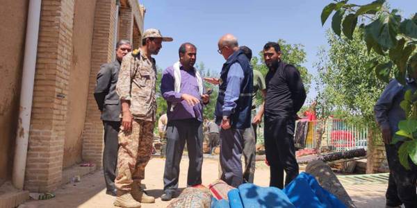 دیدار فرماندار شهرستان با رئیس بنیاد احسان ستاد اجرایی فرمان حضرت امام (ره)