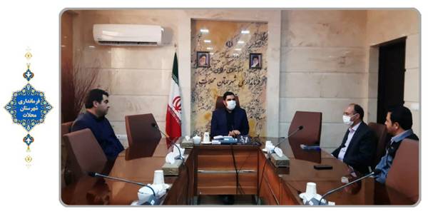 دیدار مدیرعامل شرکت فراوری مس محمدآباد با سرپرست فرمانداری محلات