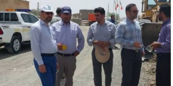 بازدید از پروژه های راه و آبرسانی شهرستان کمیجان