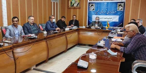 پنجمین جلسه کارگروه گندم ، آرد ونان شهرستان خمین برگزار شد