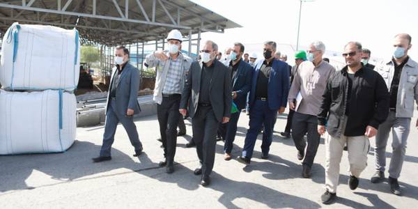 بازدید از شرکت فروسیلیس در شهرک صنعتی خمین